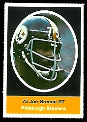 1972 Sunoco Stamps      518     Joe Greene